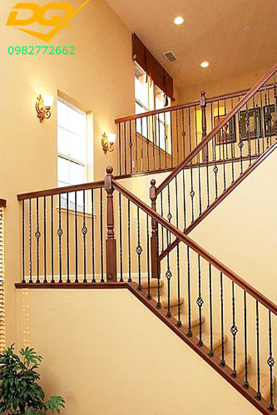 135 mẫu cầu thang sắt đẹp phù hợp kiến trúc nhà ống | Tư vấn thiết kế